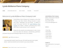 Tablet Screenshot of lyndamcmanuspiano.com